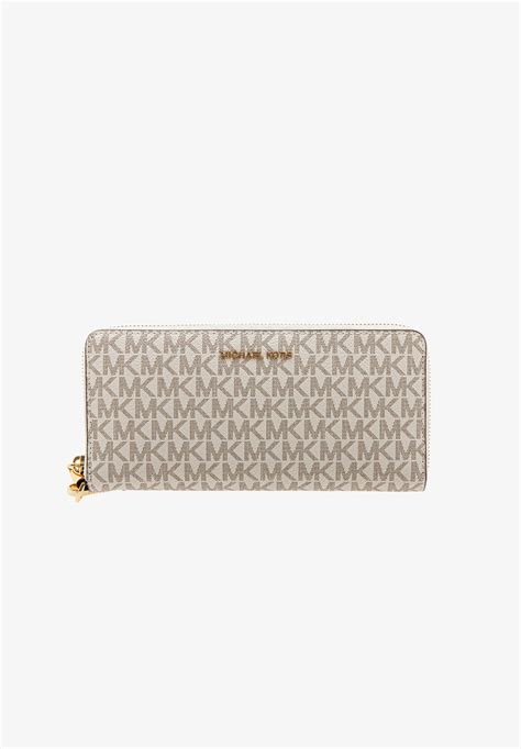 white michael kors logo wallet|michael kors optic white wallet.